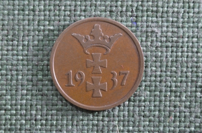 1 пфенниг 1937 год, Данциг 