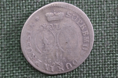 6 грошей 1686 года, Германия, Бранденбург-Пруссия, Серебро
