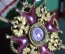 Знаки ордена Святого Станислава 2-й  и 3-й степени, с мечами, в бронзе. Оригинал, Царская Россия.