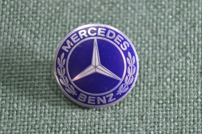 Значок "Мерседес - Mercedes", легкий металл, ФРГ, Германия.