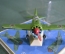 Истребитель И-16. Игрушка, масштабная модель, самолет, металл. СССР.