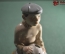 Фарфоровая статуэтка "Мальчик на табурете". Авторская работа Родиона Артамонова. 