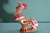 Народная торжоцкая глиняная игрушка - свистулька 