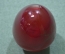 Яйцо пасхальное, красное стекло, 9 см. 