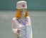 Елочная деревянная игрушка "Медсестра". Авторская работа, Матвеев Андрей.