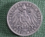 3 Марки 1911 года, E. Германская империя, Саксония, серебро. Фридрих Август III.