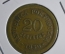 Монета 20 центаво сентаво 1930 года. Кабо Верде (Острова Зеленого Мыса).
