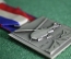 Стрелковая медаль, посвященная соревнованиям в Бассерсдорфе, Швейцария, 1974 год. Вертолет.