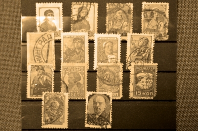 Набор стандартных марок, СССР, 1929-1936 (14 шт)