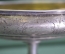 Конфетница старинная ваза "Ангелы". Серебро 800 проба. Резьба. Германия. Рубеж 19-20 века.