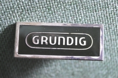 Знак, значок "Грюндиг". Grundig. 