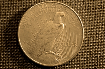 1 доллар США, 1922 год, серебро