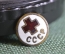 Знак, значок "Красный Крест". Медицина. Металл, эмали. СССР.