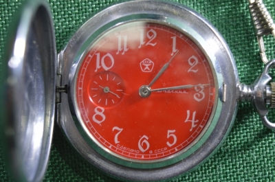 Карманные часы "Молния" (Глухарь). СССР