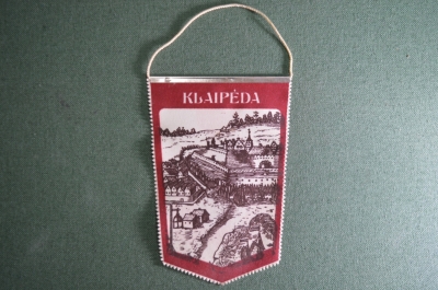 Вымпел "Клайпеда", "Klaipeda". СССР.