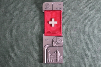Стрелковая медаль "Alt Biel der Ring", Швейцария, 1989г.