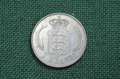 1 крона 1915 Дания, серебро, состояние