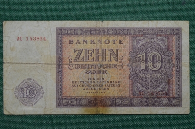 10 марок 1955 года, ГДР.
