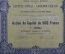 Акция на 500 франков общество "Арматурная фабрика Farcometal", 1926 год, металл, Бельгия