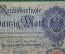 Бона, банкнота 20 марок 1910 года, 21 апреля, Рейхсбанкнота, Reichsbanknote. Берлин, Германия.