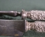 Старинный набор для разделки мяса (нож и вилка), Грифон, кон. 19 - нач. 20 века, Франция, серебро