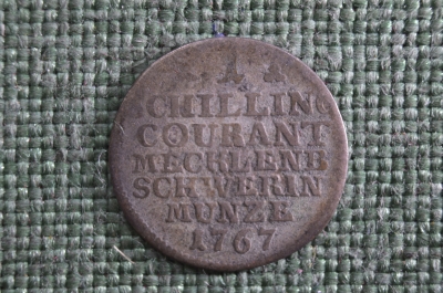 1 шиллинг 1767 Германия, Мекленбург-Шверин, FF, серебро