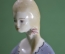 Фарфоровая статуэтка "Девушка с букетом". Вторая половина 20 века, Германия.