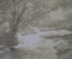 Фото на паспарту. Виды Кавказа. Кисловодск, вид в парке. 1900-е годы, Царская Россия.
