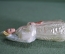 Елочная игрушка "Царевна Несмеяна", на прищепке. Стекло, прищепка. 1960-е годы, СССР.