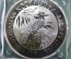 2 доллара Kookabura, серебро (2 унции). Кукабарра, Австралия, 1992 год. Оригинальная коробка Proof. 