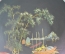 Тарелка габаритная декоративная "Вьетнам", роспись, папье-маше, 1950-1960 гг. 