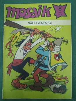 Комикс, серия комиксов "Мозаик", "Mosaik". Выпуск № 6. 1977 год. ГДР. Германия.  