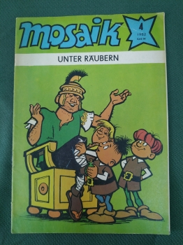 Комикс, серия комиксов "Mosaik". Выпуск № 4. 1982 год. ГДР. Германия.  