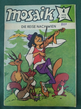 Комикс, серия комиксов "Мозаик", "Mosaik". Выпуск № 4. 1978 год. ГДР. Германия.  