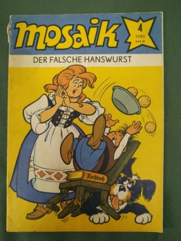Комикс, серия комиксов "Мозаик", "Mosaik". Выпуск № 4. 1980 год. ГДР. Германия.