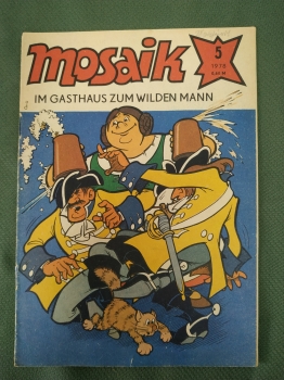 Комикс, серия комиксов "Мозаик", "Mosaik". Выпуск № 5. 1978 год. ГДР. Германия.
