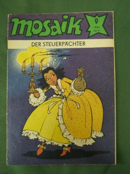  Комикс, серия комиксов "Мозаик", "Mosaik". Выпуск № 9. 1980 год. ГДР. Германия.