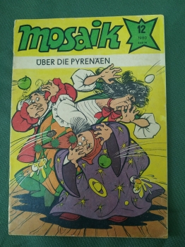 Комикс, серия комиксов "Мозаик", "Mosaik". Выпуск № 12. 1980 год. ГДР. Германия.