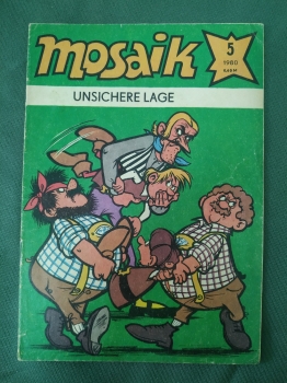  Комикс, серия комиксов "Мозаик", "Mosaik". Выпуск № 5. 1980 год. ГДР. Германия.