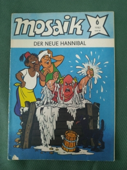 Комикс, серия комиксов "Мозаик", "Mosaik". Выпуск № 6. 1982 год. ГДР. Германия.