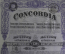 Нефтяная компания "Конкордия" (Concordia Industrie du Petrole). Акция на 250 лей. Румыния, 1920 год.