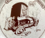 Фарфоровая декоративная тарелка "Lа demerrage". Lombard 1928. Мануфактура Gien. Франция.