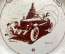 Фарфоровая декоративная тарелка "Lа vitesse". Ballot 1935. Мануфактура Gien. Франция.