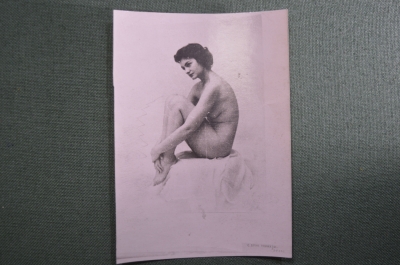 Фотография, фотокопия С.Брук Торнхэм "Грусть". Французская фотовыставка 1958 года.