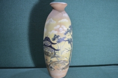 Глиняный сосуд (ваза), роспись. Азия.
