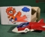 Игрушка детская "Самолет". Самолетик на колесиках, Львенок. Омский приборостроительный завод.