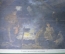 Плакат школьный "В хижине средневекового крестьянина". 1970 год, СССР.