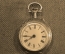 Дамские старинные корсетные часы, цветочный орнамент. Серебро, гравировка.  На ходу. Начало 20 века.