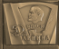 Настольная медаль - плакетка "50 лет с именем Ленина". Томпак, 1974 год, ЛМД, СССР.