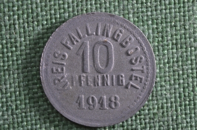 Нотгельд 10 пфеннигов, город Фаллингбостель, Германия. 1918 год. Kreis Fallingbostel